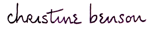 Christine Benson Art Logo