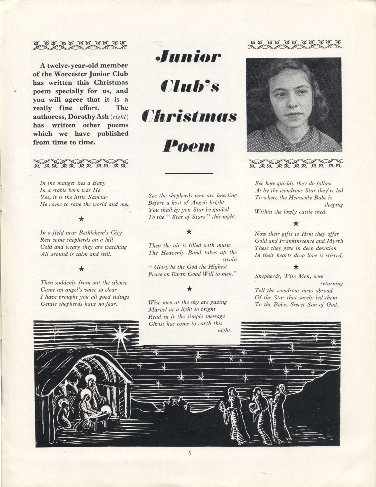 Gaumont British Vol.1 No.1 1947-01 Page 5 Nativity scene