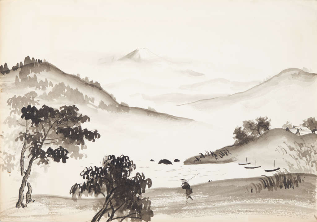 Early Sumi Practice #10, 1955