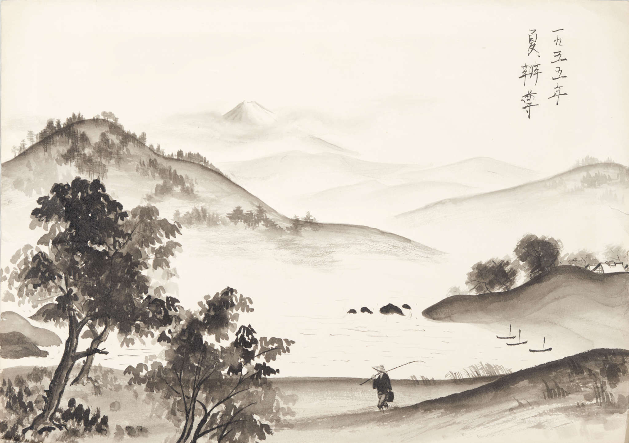 Early Sumi Practice #14, 1955