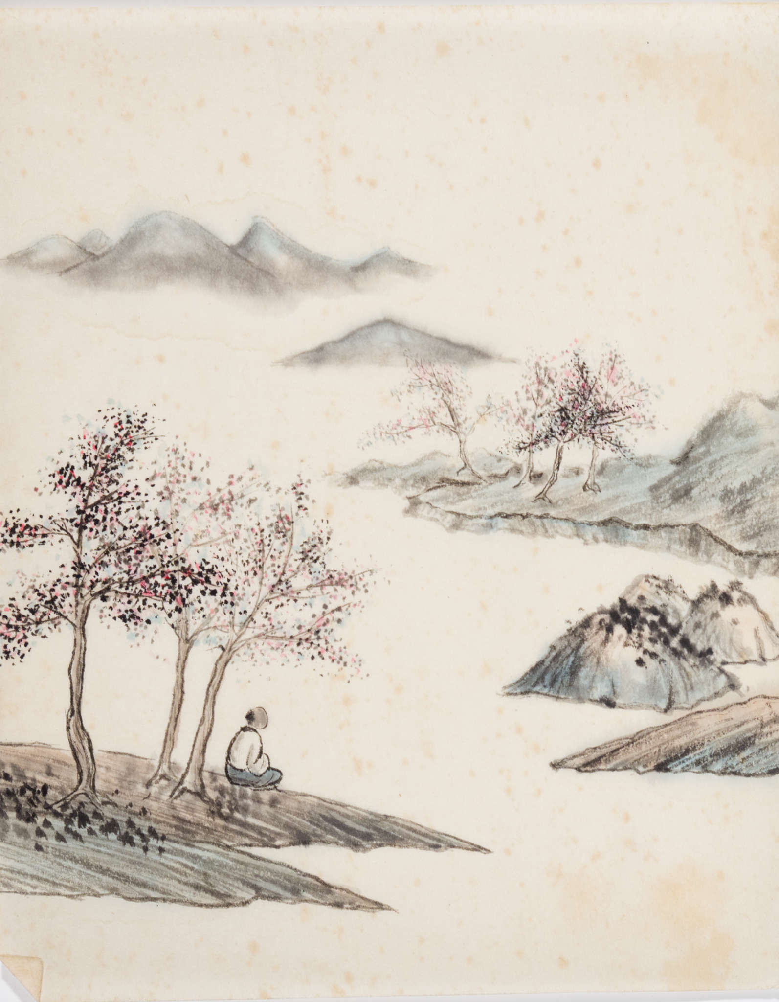 Sumi with colour #22, 1955