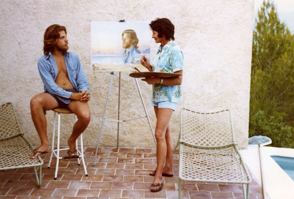 Conrad Selvig with CAB in front of Fantasy at Dawn