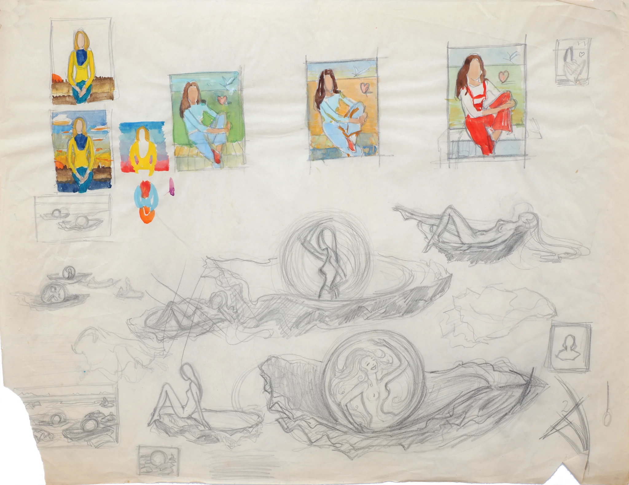 Nymphs origin sketch