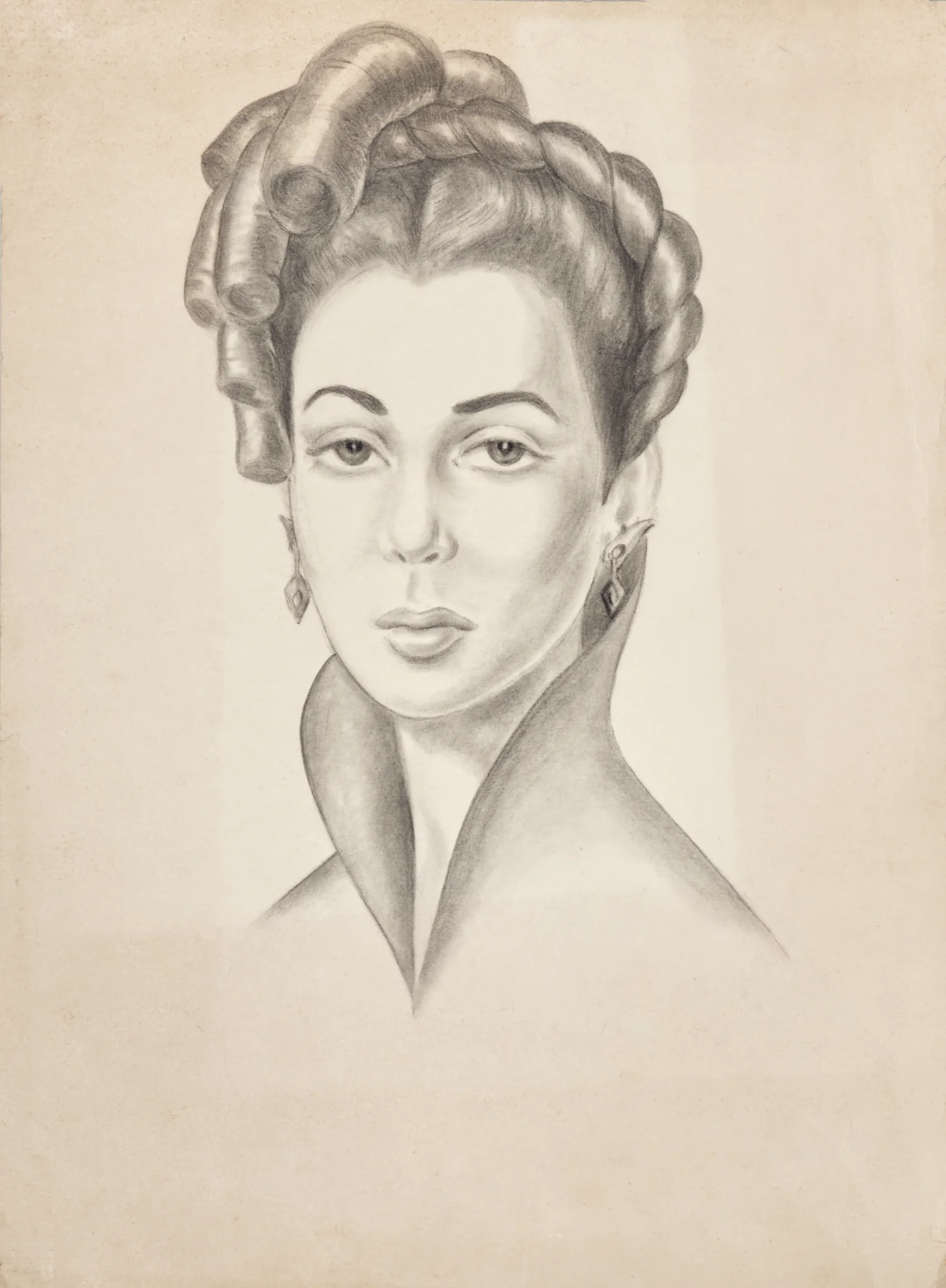 Mimi Coertze sketch 1949 15x12