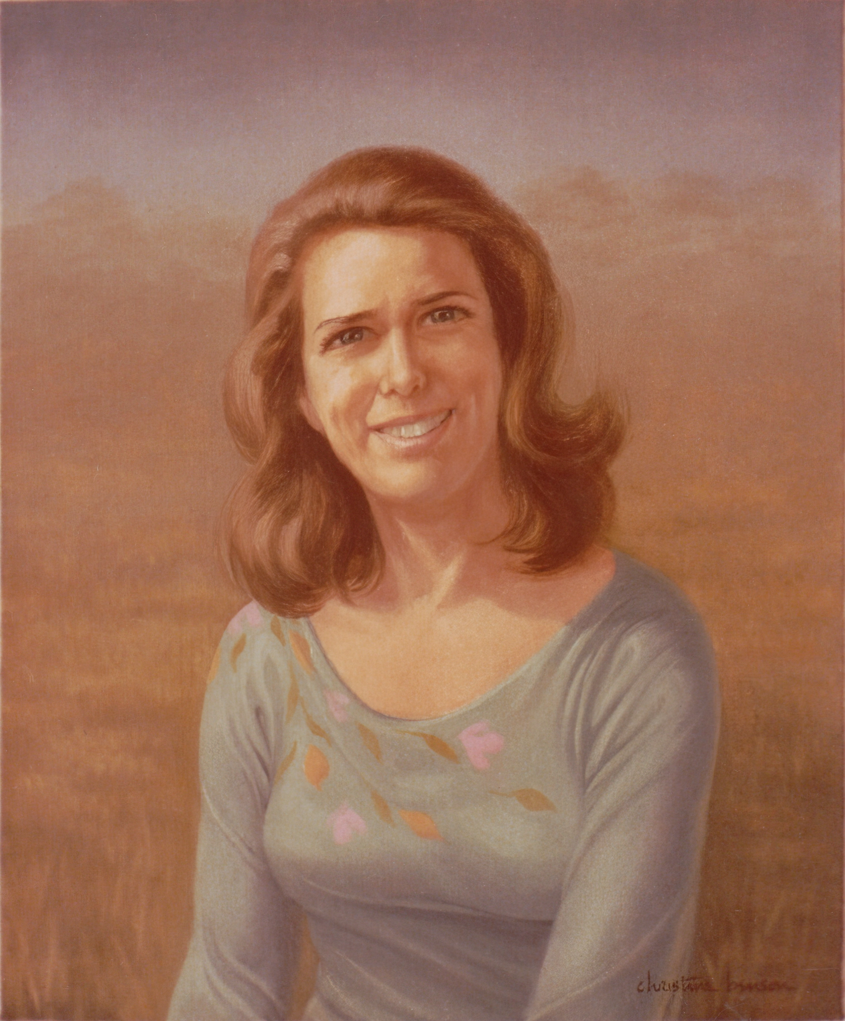 POrtrait painting of Sally Bemister