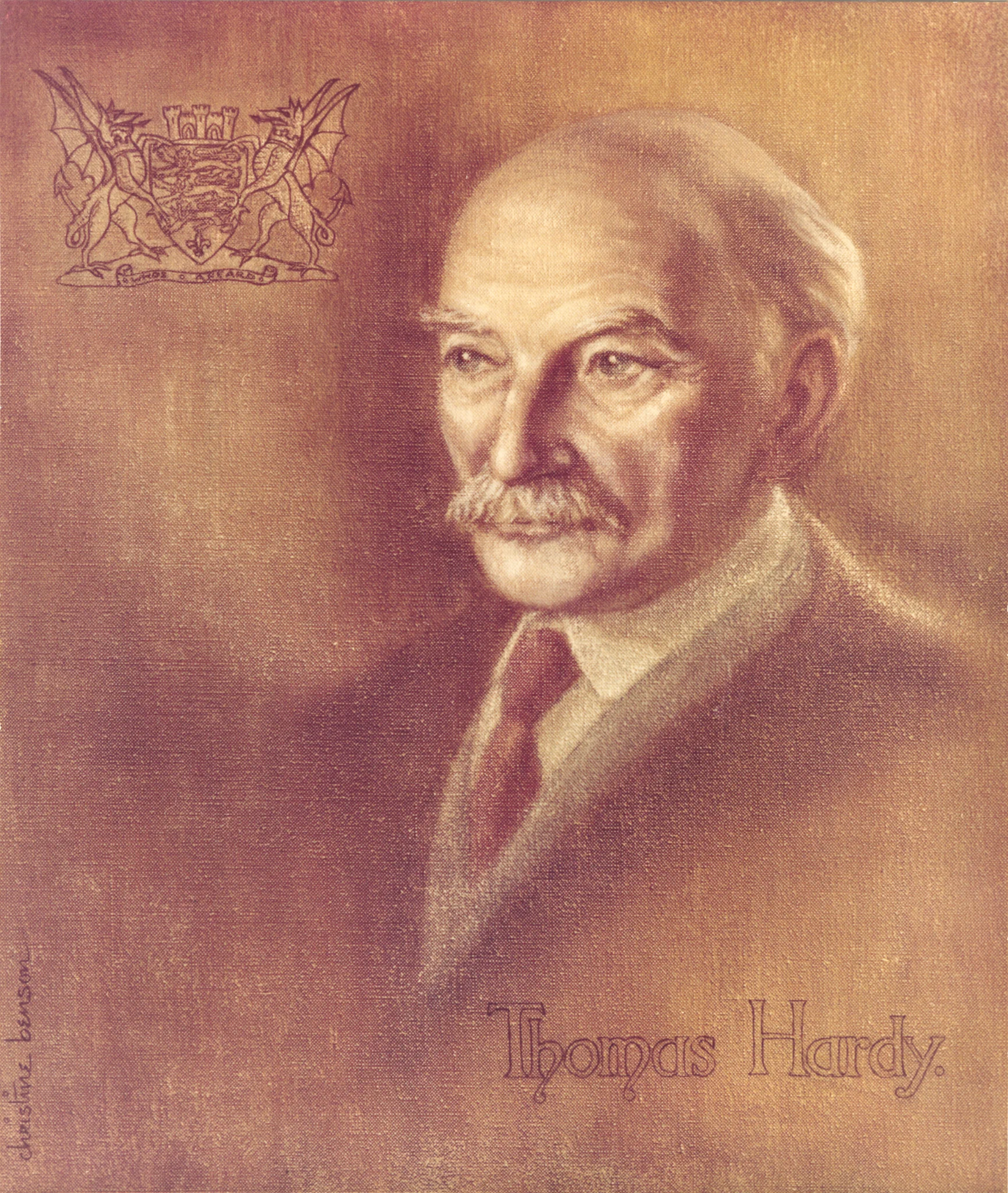 Painting of Thomas Hardy