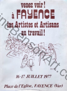 Artistes of Fayence Flyer 1977