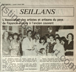 Nice-Matin, August 6, 1979 Newspaper article