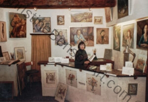 Christine Benson Atelier/Gallery interior 1983