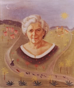 Painting of Mme Yolande de Rougeville 1972