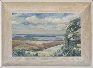 Landscape painting of Brownsea Island 1964