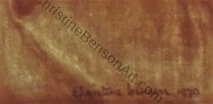 Maestracci Christine Benson 1970 signature