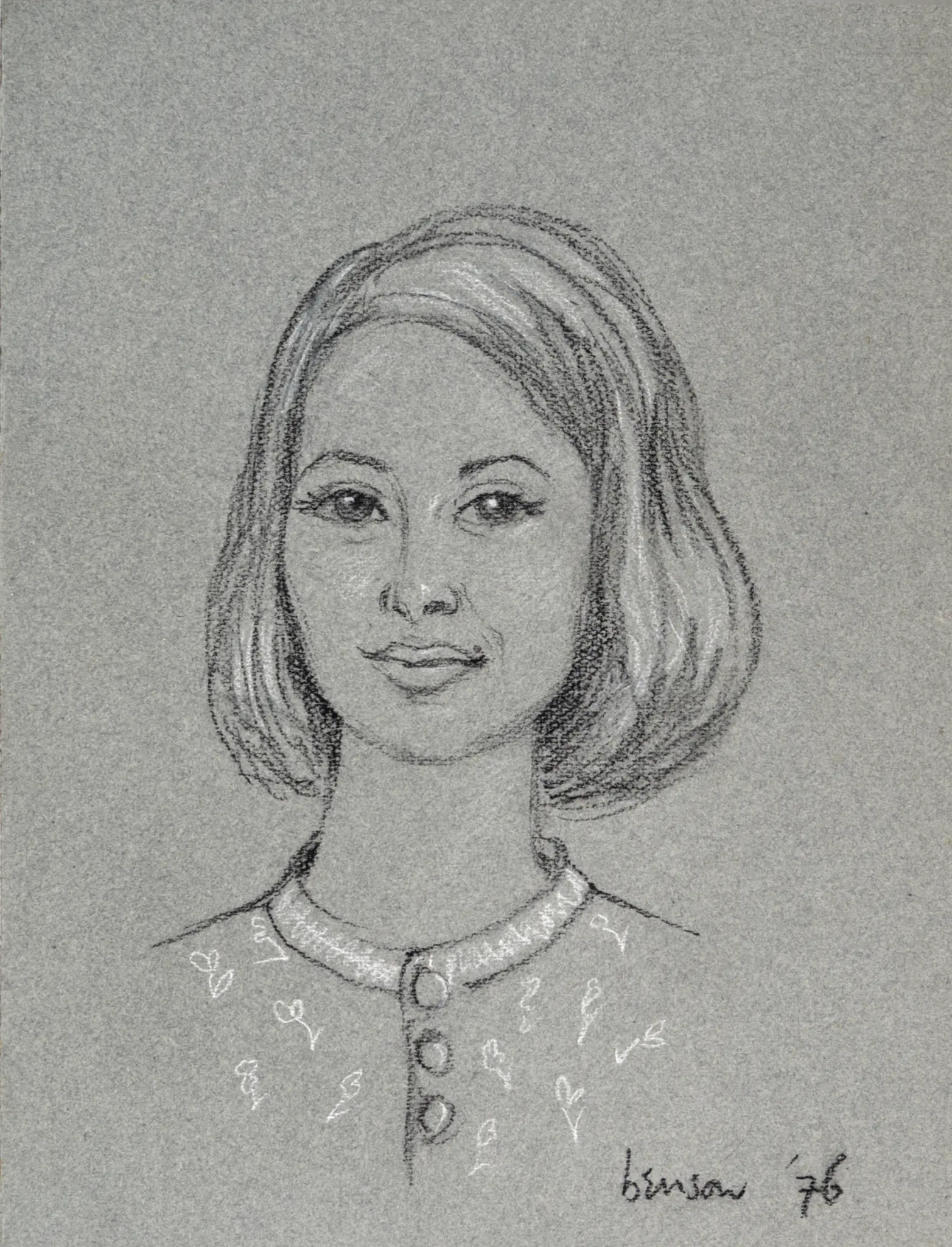 Quick Sketch - Portrait Rapid of a young woman