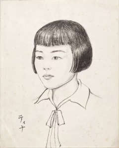 A sketch of a Japanese Girl