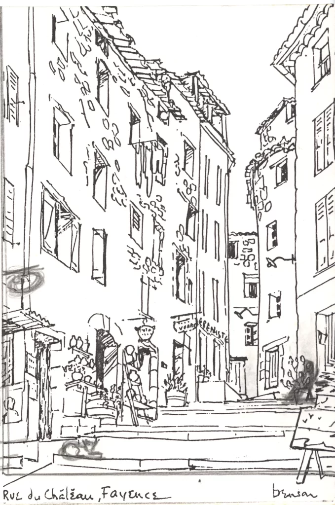 Fayence - Rue De Chateau working drawing