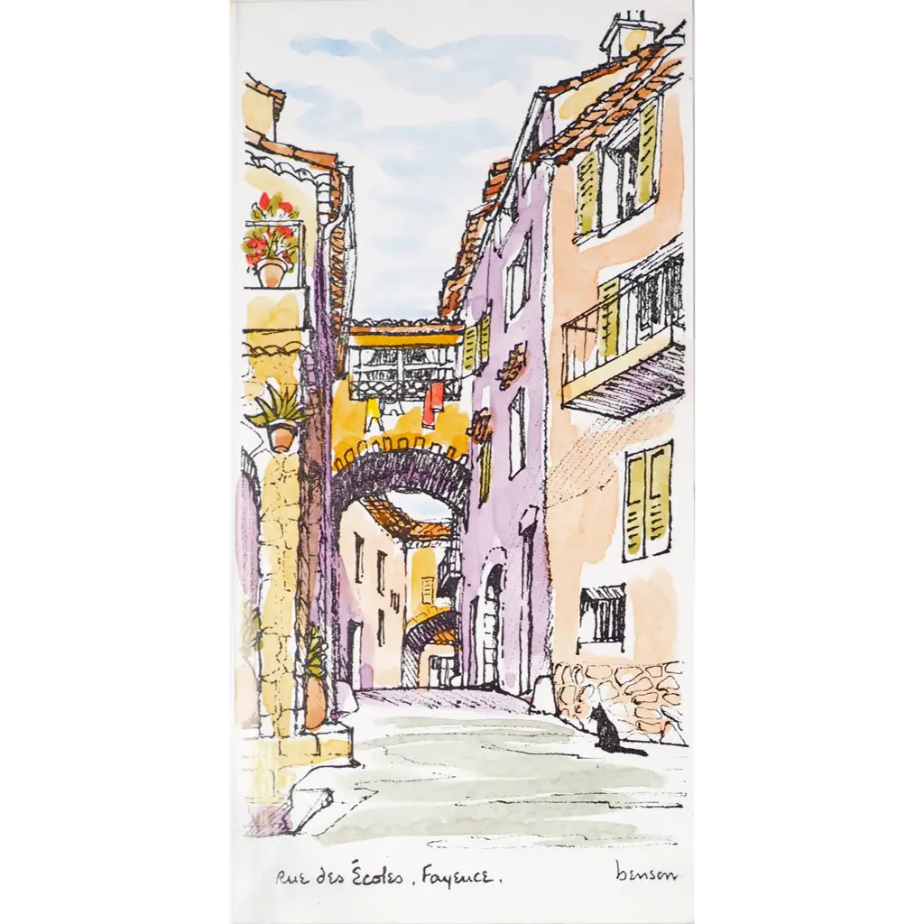 Rue des Écoles – Fayence