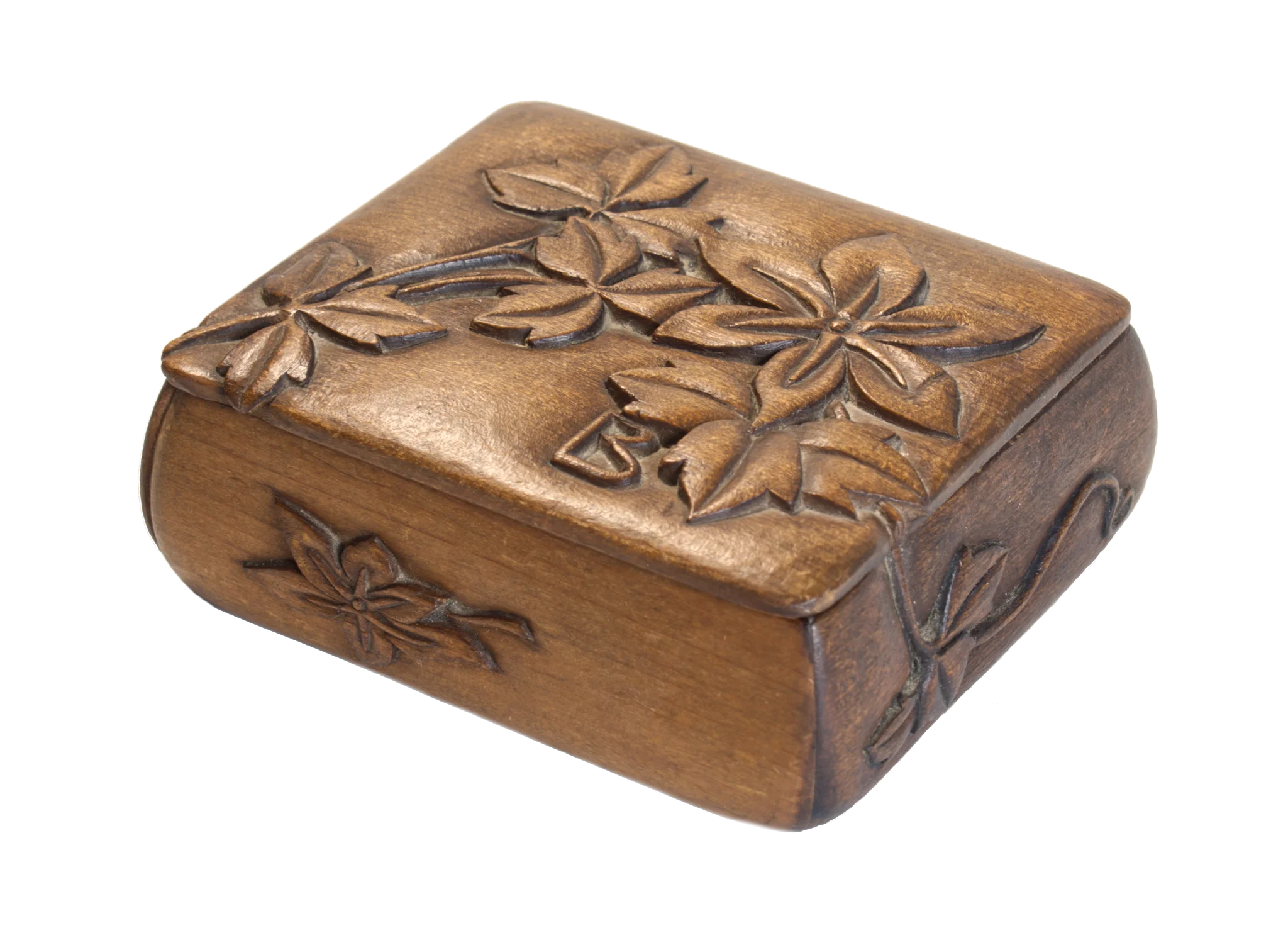 A small wooden box