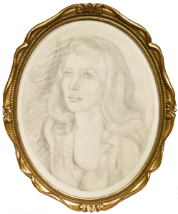 Katie White Drawing 1945